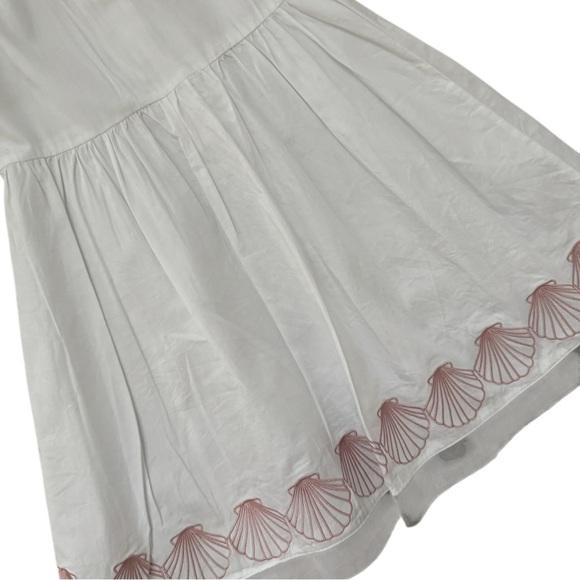 Edgehill Collection White Seashell Embroidered Dress 4T - Picture 5 of 5